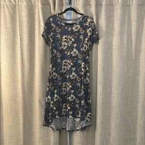 Floral Blue Dress